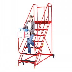 Industrial Mobile Access Steps 760mm Wide Easy Rise